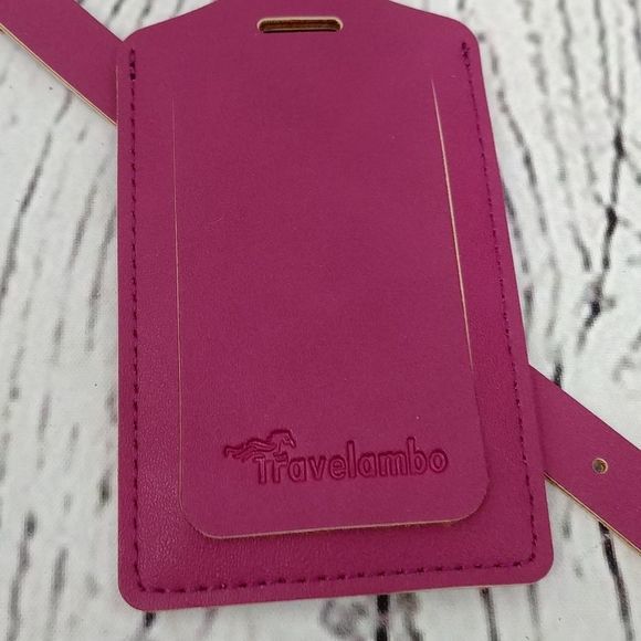 Travelambo Purple Luggage Tag NWOT - Picture 2 of 3